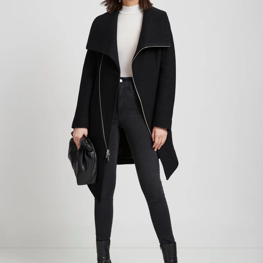 Marcella Black Women's Coat- Maren